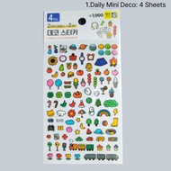 (DAISO) Aesthetic Sticker Collection