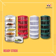 Insulated Food Storage Tudung Saji Viral Siap Pasang Rak Lauk Anti Lalat