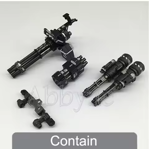 YH Yi Hui Special MS Weaponry Set 01 Plastic Gatling Model Kit w/ Decal for 1/35 Metal Slug Vehicle 