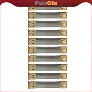 [PETSOLA] 10pcs Purse Or Glasses Case Flex Frame Internal Flex Spring Clip Bronze 8cm