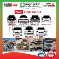 keychain Daihatsu/Keychain Custom made/keychain kereta custom/keychain cute/keychain murah/keychain 