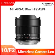 TTArtisan 10mm F2 APS-C ASPH 105 Wide Angle Lens for Camera Photography Sony E Fuji XF Nikon Z Canon