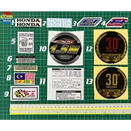 HONDA EX5 DREAM (F1 PGM/BATTERY/10-30SJ/BUATAN MALAYSIA/BOON SIEW/1.5M/PETI RANTAI/30TH ANNIVERSARY 