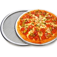 Loyang Pizza 2 Keping Tanpa Sambungan Aluminium Jaring Pizza Skrin Pizza Dulang Pembakar Jaring Pemb