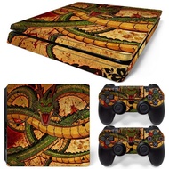 Digital Print Sticker Covers Skins Decal Set for PS4 slim Playstation 4 Console Controller Protector