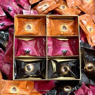 GODIVA Golden Wedding Gift Box 6pcs Milk And Black Chocolate Truffles Festive Confectionery Wedding 