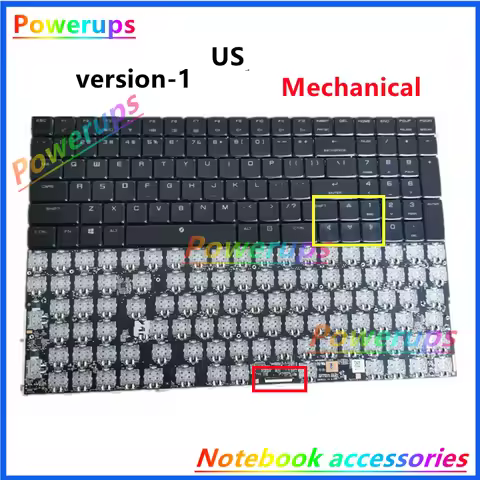 Laptop/Notebook US/UK/DE Mechanical Backlight Keyboard For MECHREVO Z2 Z3 X8TI X9TI X10TI X3 S2 FIRE