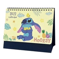 (會員專享清貨優惠價+免運費) 迪士尼 Disney 史迪仔 正版 家居 2022 年曆 線圈 桌曆 桌上 坐檯 月曆 日曆 史迪奇 Stitch (台灣假期) (S size)