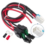 Kabel Kuasa DC Anina 4 Pin 12AWG, Kabel Bekalan Kuasa Gelombang Pendek 1M dengan Fius 30A Serasi unt