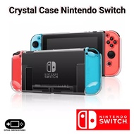Nintendo Switch Joy Con Joycon OLED CFW Crystal Hard Case Wallet mica