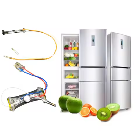 Orange Total Length 43cm 3 Lines -7 Refrigerator Thermostat Bimetal Thermostat For Refrigerator Hvac