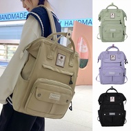 Doughnut style nylon backpack anello series school bag women student backpack waterproof laptop bag