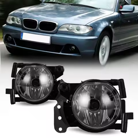 63176910791 Fog Lamp Assembly With Bulbs For BMW 3 5 6 Series E60 E61 E90 E91 323i 325i 525i Front B