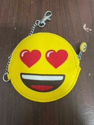 Kipling 黃色笑臉emoji 表情零錢包