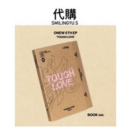 代購 SHINee ONEW TOUGH LOVE (BOOK Ver.) 專輯 特典 小卡