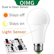 OIMG LED Energy Saving Bulb Light Sensor Bulb E27 5W 7W 9W 12W 15W AC220V White Light 6000K Warm Lig