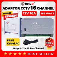 CCTV Switching Power Supply Adapter 16CH 16 Channel XTY 12V 16A 192 Watt