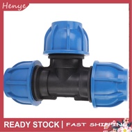 Henye PE Plastic Water Pipe Fitting 32mm Tee Connector For Connection Hot