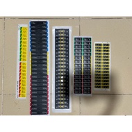 Weight block sticker - Weight weight Decal for Gym machines