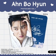 AHN BO HYUN PHOTOCARD LAMINATED 2 SIDES BACK TTD