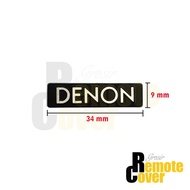 Emblem Aluminum Sticker Decals 3D Logo Denon Audio Speaker Denon Hifi