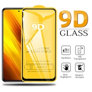 9D Full Cover Tempered Glass For Xiaomi Mi Poco F4 X5 X4 F3 X3 NFC GT M5 M5s M4 M3 F2 C40 Pro 5G 202
