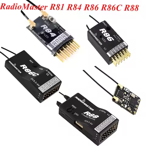 Radiomaster Receiver R81 R84 R86 R86C R88 4CH 6CH 8CH Receptor SBUS RSSI V2.0 for FRSKY D8 D16 TX16S