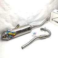 EXHAUST NORIFUMI CRF 150 CRF150 ROCKET 4 STAINLESS STEEL