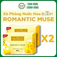COMBO of 2 Cindy Bloom Romantic Muse Perfume Soap 90G - Seductive - Shiny, Smooth, Fragrant Skin