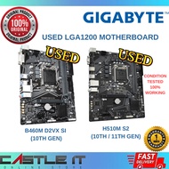 Asus EX-B460M V5 / Gigabyte H510M S2 MSI Bomber / H410M D2VX Intel Socket LGA1200 Used Motherboard
