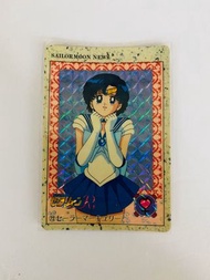 美少女戰士 Sailormoon Card R 閃咭 卡 水星 水野亞美 Mecury Bandai 約9成新 