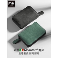 Card Holder Men's Suede Card Holder Document Anti-Degaussing Storage Bag Silver Bag Card Holder Docu