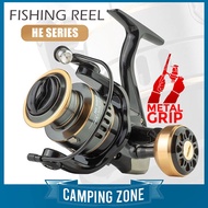 CAMPING ZONE LINHUE Professional Fishing Reel HE SERIES HE1000-5000 Maximum Drag 10KG 5:2:1 High Spe
