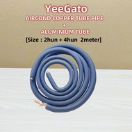 [¼” - ½” = 2Meter] (1HP/2HP) AIRCOND PIPE INSTALLATION INDOOR & OUTDOOR WITH COPPER TUBE CONDITIONER