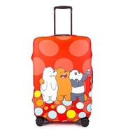 Safitri_nik21 | [SIZE M] [22-25 inch] Elastic Luggage Cover Elastic Luggage Cover/ - Bear SELFIE