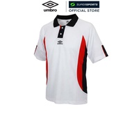 UMBRO White เสื้อโปโลฟุตบอลผู้ชาย