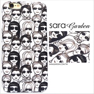【Sara Garden】客製化 手機殼 Samsung 三星 Galaxy A50 墨鏡 個性 女孩 手工 保護殼 硬殼