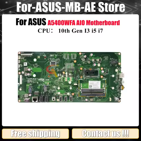 A5400WFA Laptop Motherboard For ASUS VivoBook A5400WFA A5400WF Notebook Mainboard With 10th Gen I3 i