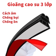 30 meters 3-layer Soundproof Rubber Gasket, noise-proof, dust-proof for cars and doors