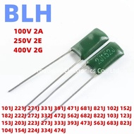 50PCS Polyester Film Capacitor Polyester Capacitor 100V 250V 400V 2A103J 2A123J 2A153J 2A203J 2A223J
