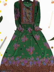 GAMIS MUSLIMAH  NU HIJAU BOTOL GAMIS PANGAOSAN GAMIS BATIK MUSLIMAH GAMIS MUSLIMAH NU SERAGAM NU