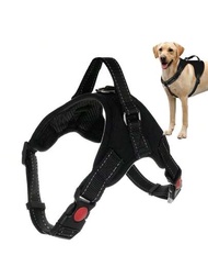 馬鞍式狗狗背包，配有抓握式背心、可調節的柔軟坐墊背包和易於控制的手柄