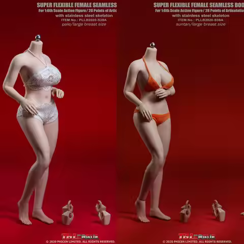 TBLeague S38A/S39A 1/6th Plus Size Girls Super-Flexible Seamless Body