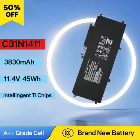 2025 New 11.4V 45Wh Laptop Battery C31N1411 for ASUS Zenbook UX305 UX305L UX305F UX305C UX305CA UX30