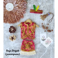 Children's DAYAK COSTUMES / GIRLS' DAYAK CLOTHES / BOYS' DAYAK CLOTHES / TRADITIONAL CLOTHING / CHIL