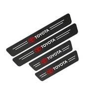 ♞,♘,♙【TOYOTA】Toyota TRD Carbon fiber car door sticker Suitable Protector for RUSH/WIGO/INNOVA/Calya