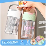 HOMYNEST Drinking Water Bottle Clear Bottle Tumbler Infused Water Drinking Place 600 ml and 800 ml B