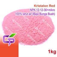 1kg Baja Kristalon Red NPK 12-12-36+mikro  Fully Water Soluble Fertilizer  Yara Kristalon Red  Baja 