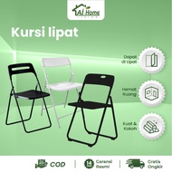AIHOME - Multipurpose Folding Chair for Office, Study, and College Minimalist Premium Iron & Leather