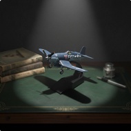 Alloy Construction 1/72 Scale F4U Corsair Model Highly Detailed 1/72 Scale F4U Corsair WW2 United St